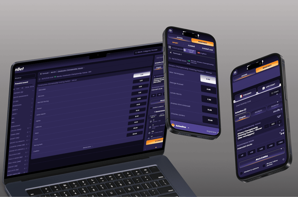 Scommesse Formula 1 vincitore mondiale con FunBet