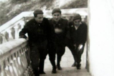 Carrabiners republicans a la platja de Portbou, 1935