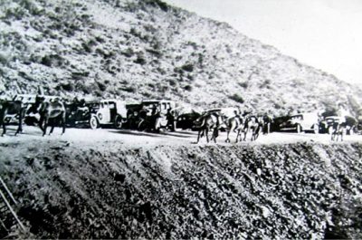 Les tropes de Franco arribant a la duana francesa, al coll dels Belitres, 1939