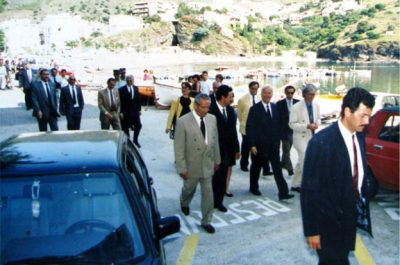 Visita del President de la República Federal d’Alemanya, Richard van Weizsäcker el 1992 01